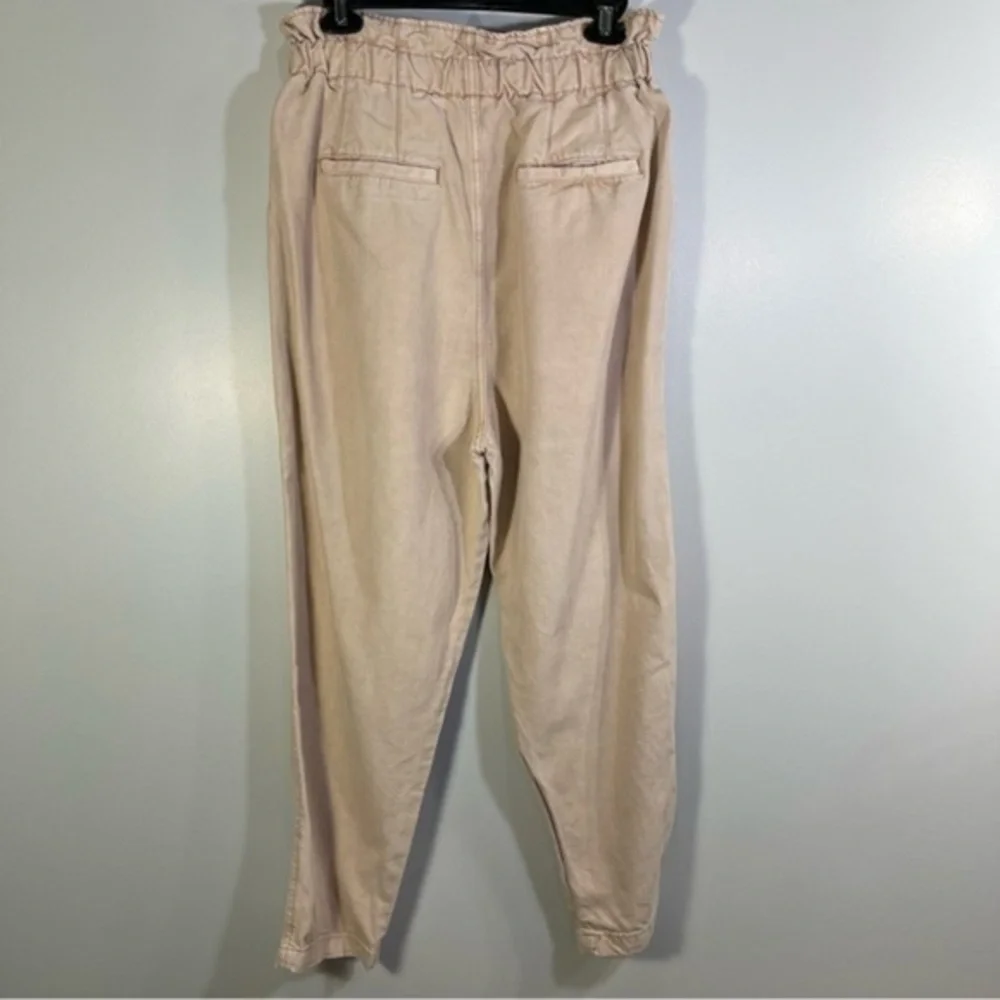 Free People Womens Misty Rose Margate Pleated Trousers Pants Size S